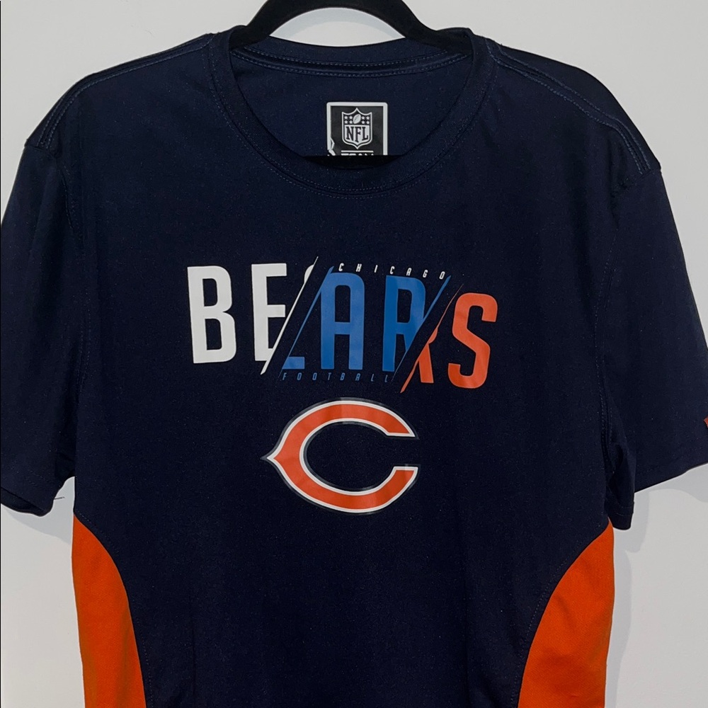 NFL Chicago Bears Navy and Orange Tee